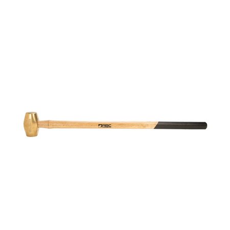ABC HAMMERS 6 lb. Brass Hammer with 32 Wood Handle ABC6BW
